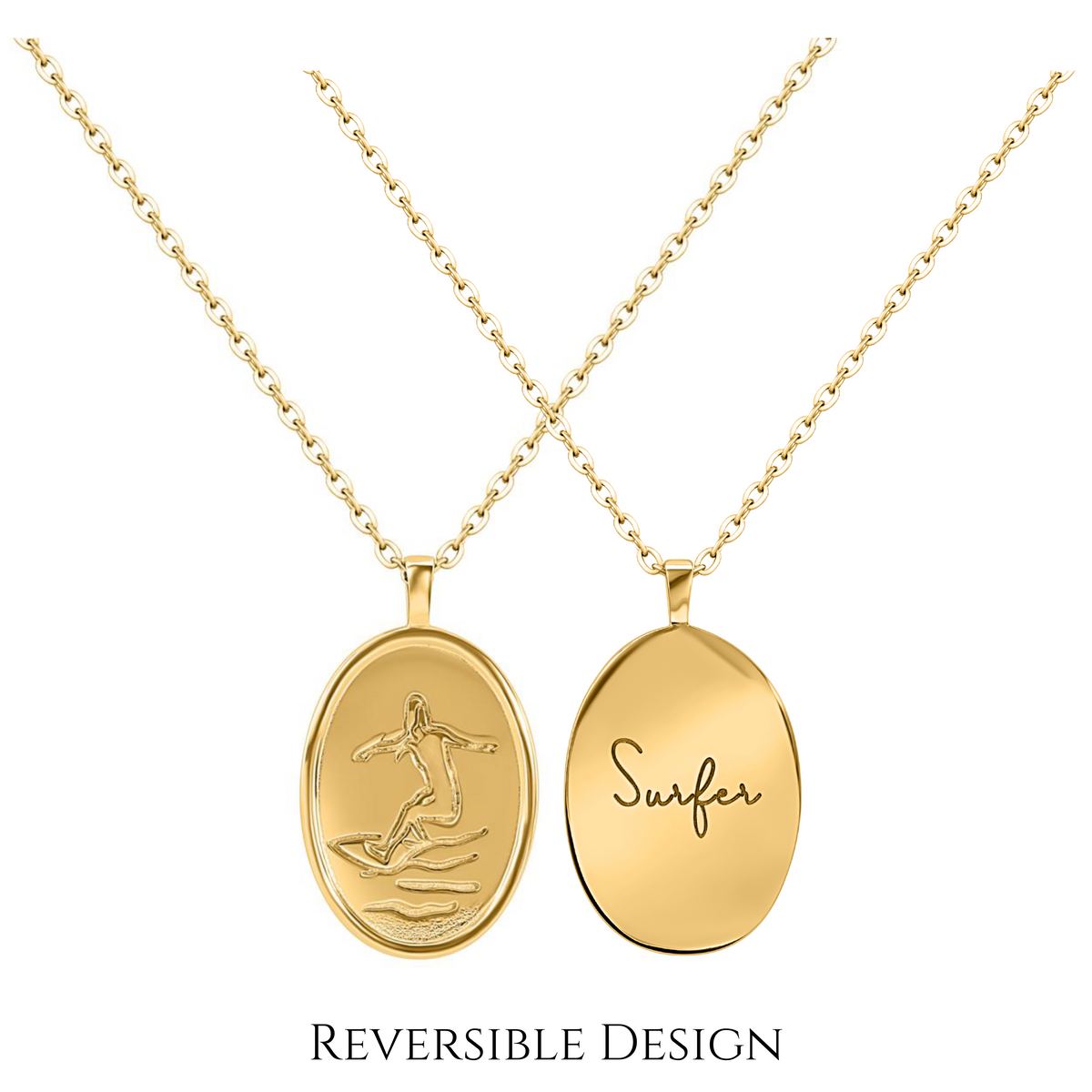 Shortboarder Medallion Necklace – Surfers Jewelry