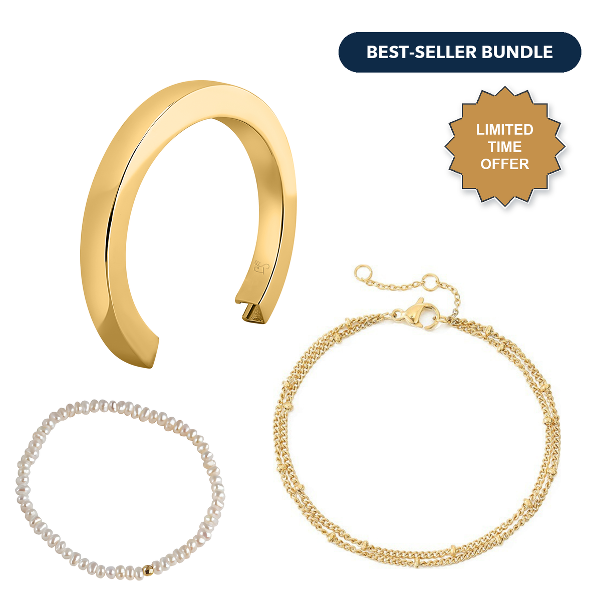 The Ultimate Hair-tie Hider Bracelet Stack