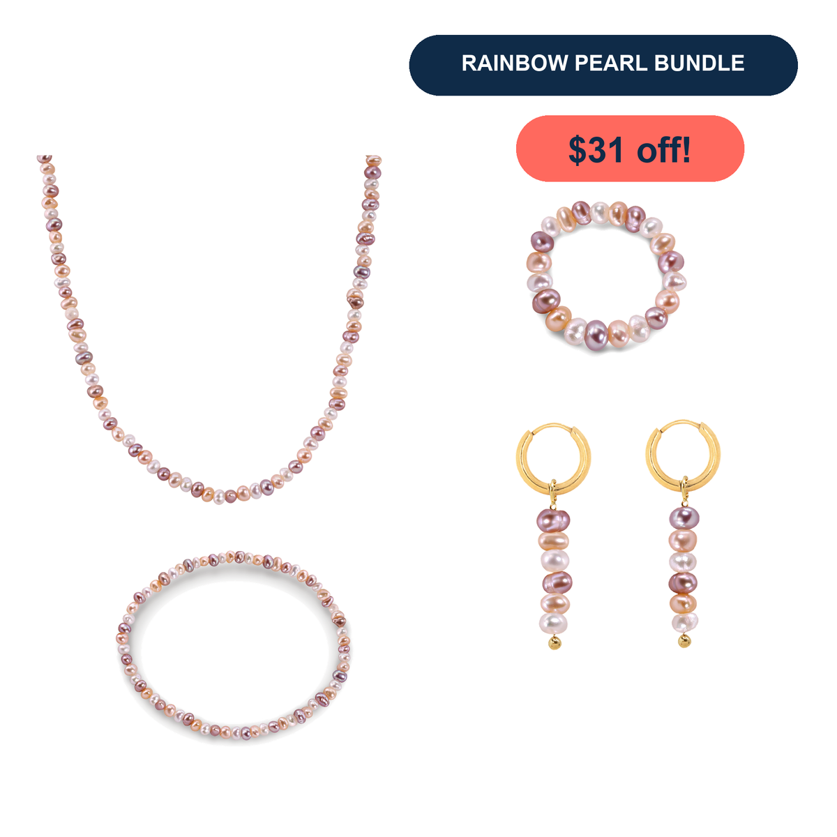 Rainbow Mini Pearl Set