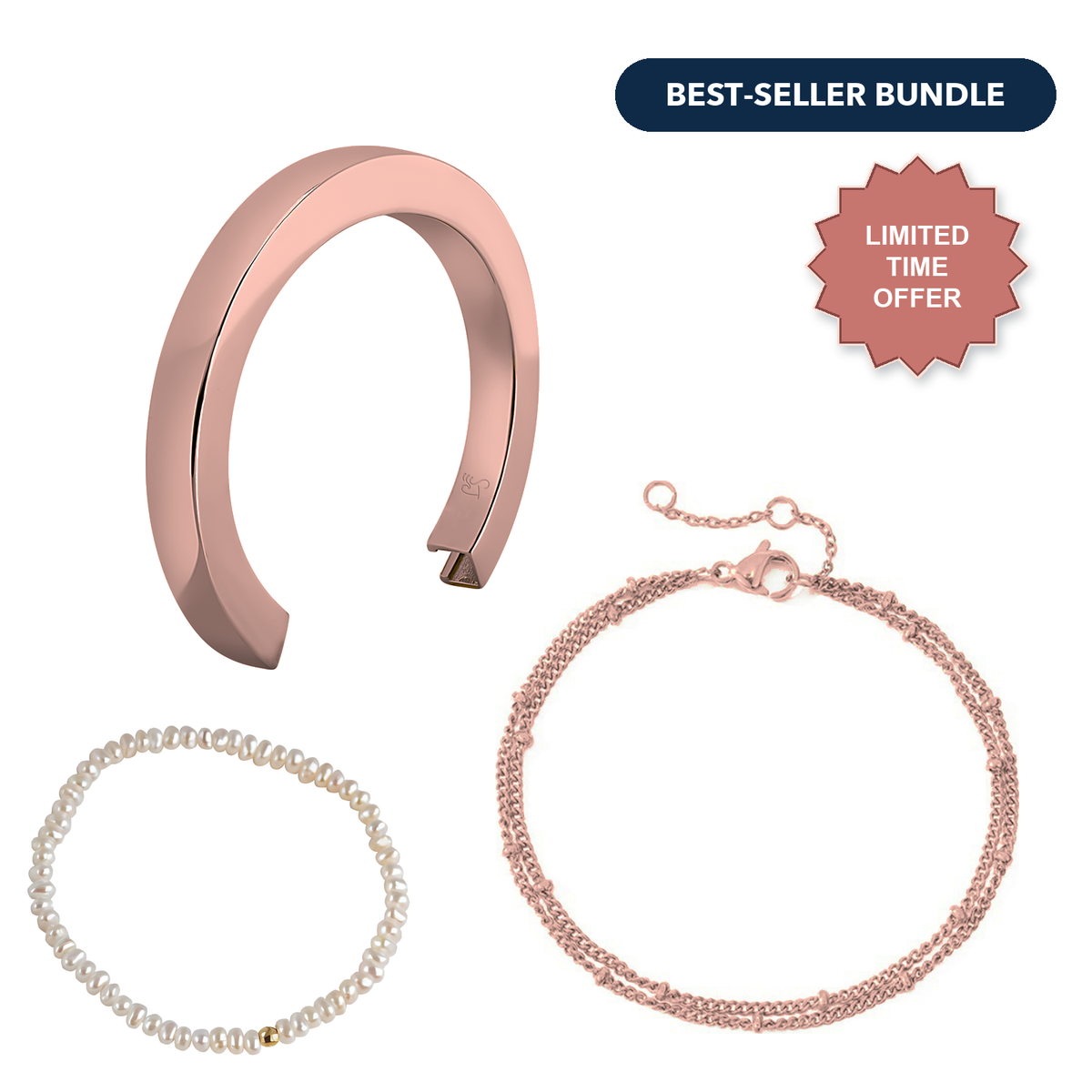 The Ultimate Hair-tie Hider Bracelet Stack (SAVE $18)