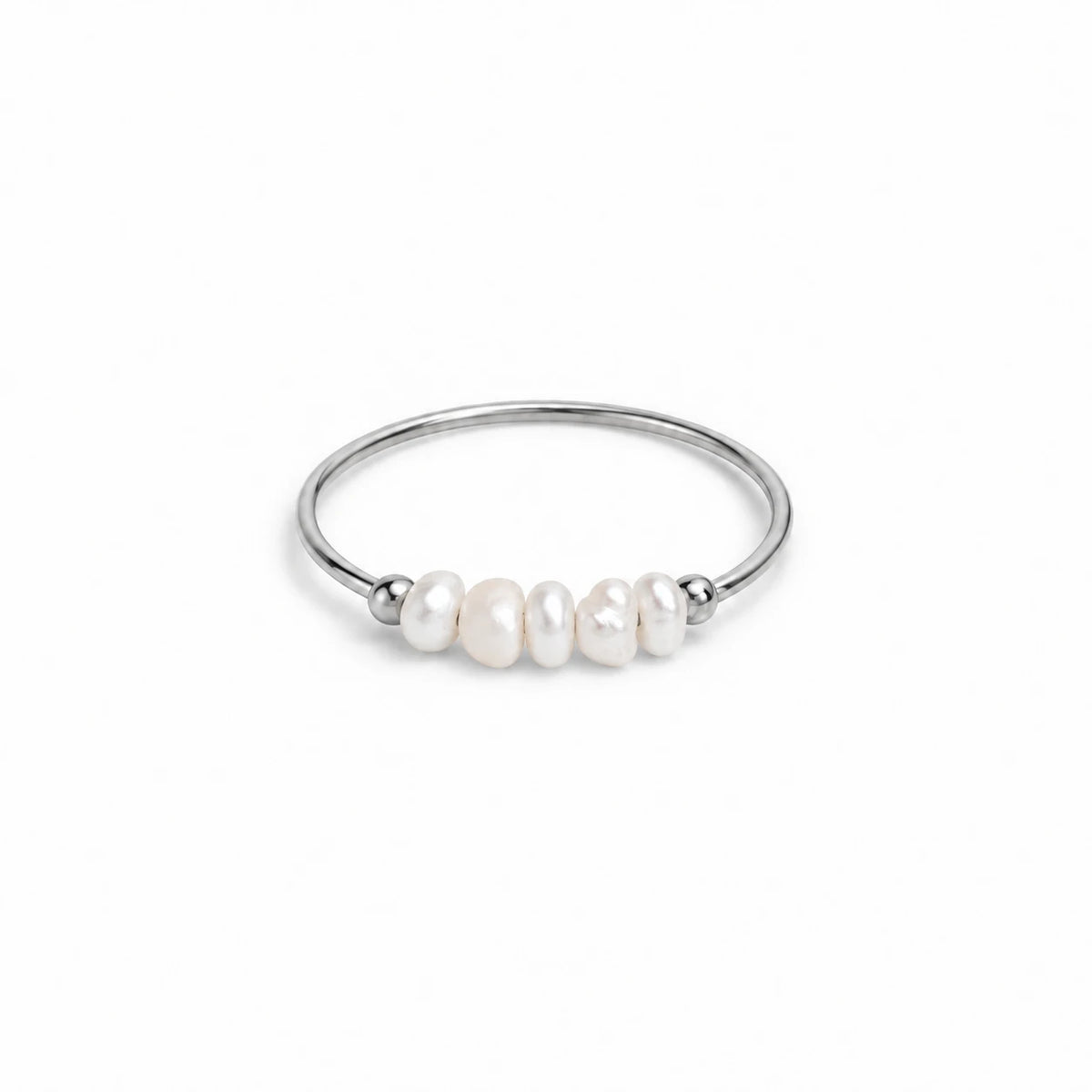 Freshwater Pearl Ring - Silver