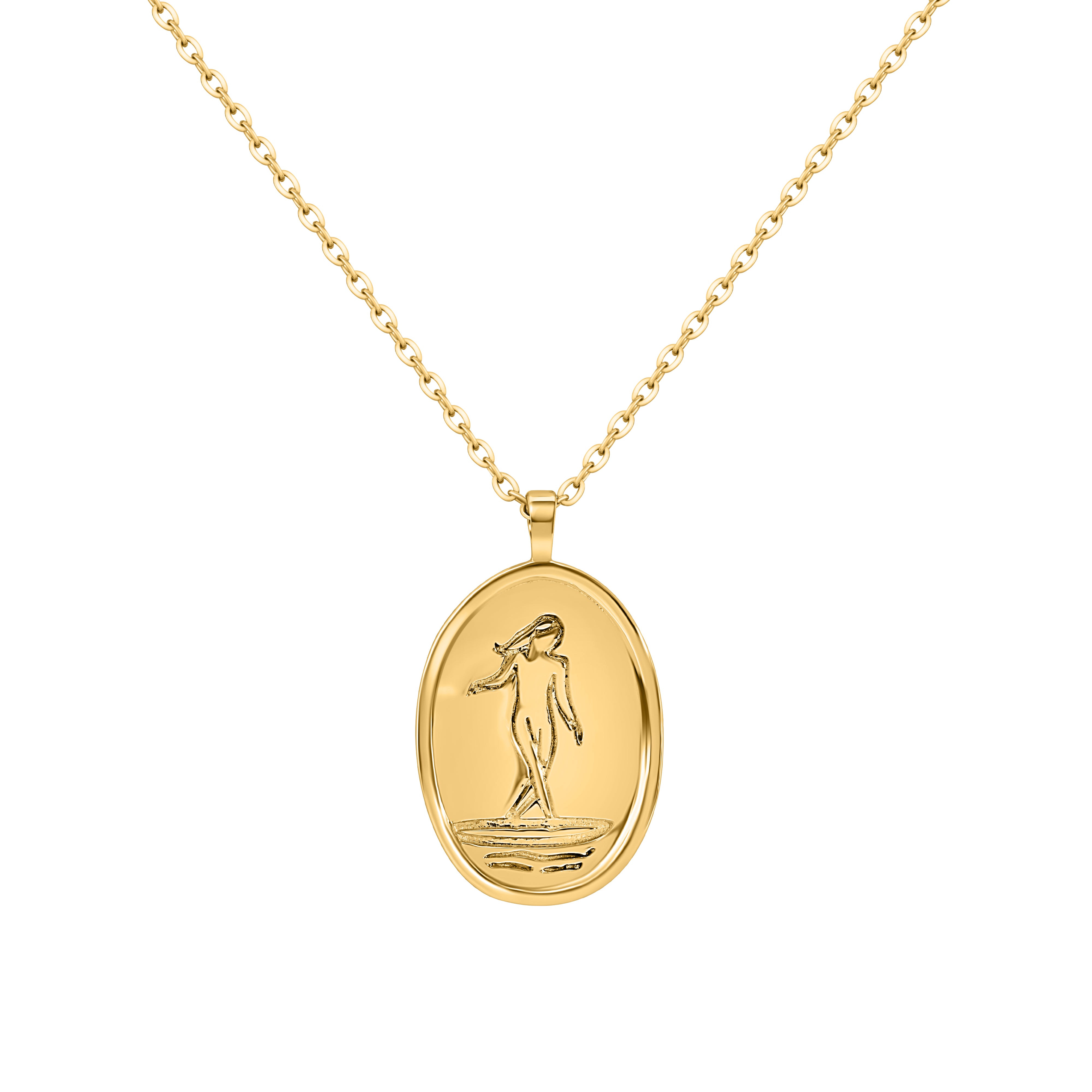 Longboarder Medallion Necklace – Surfers Jewelry
