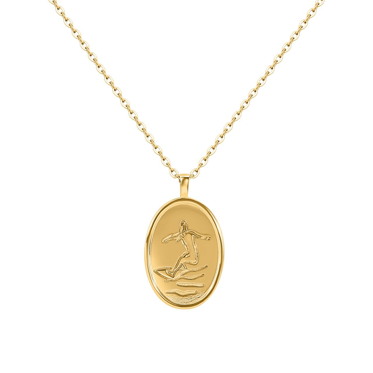 Shortboarder Medallion Necklace – Surfers Jewelry