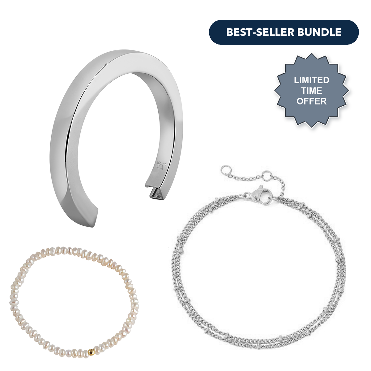 The Ultimate Hair-tie Hider Bracelet Stack (SAVE $18)