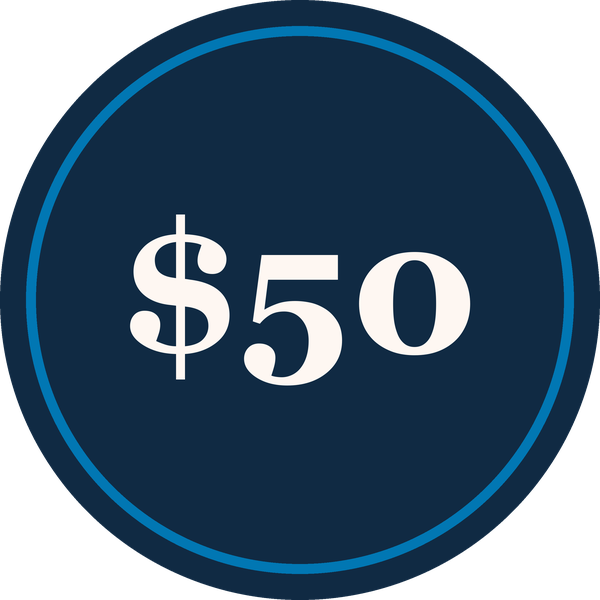 gift card $50 swatch